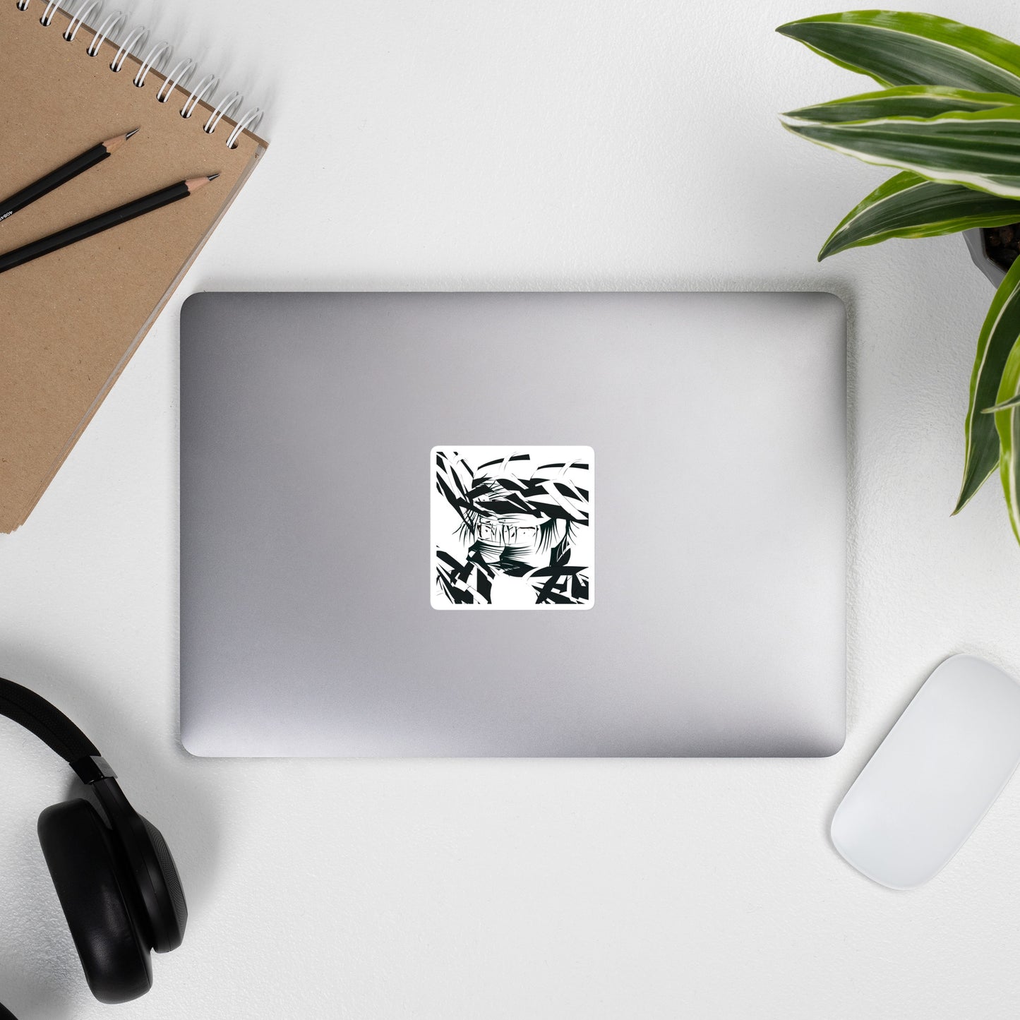 "blank/face" Sticker
